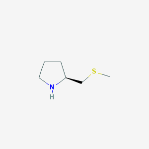 (2S)-2-[(methylsulfanyl)methyl]pyrrolidine - 