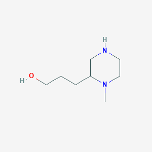 3-(1-Methylpiperazin-2-yl)propan-1-ol - 