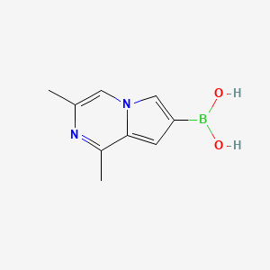 (1,3-Dimethylpyrrolo[1,2-a]pyrazin-7-yl)boronic acid - 