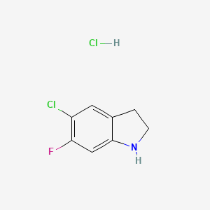 5-chloro-6-fluoro-2,3-dihydro-1H-indole hydrochloride - 