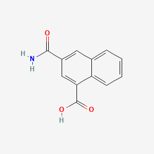 3-Carbamoylnaphthalene-1-carboxylicacid - 