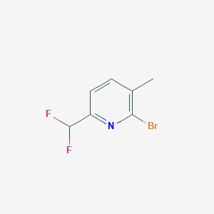 2-Bromo-6-(difluoromethyl)-3-methylpyridine - 