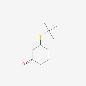 3-(Tert-butylsulfanyl)cyclohexan-1-one - 