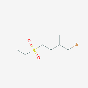 1-Bromo-4-(ethylsulfonyl)-2-methylbutane - 