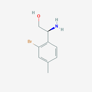 (s)-2-Amino-2-(2-bromo-4-methylphenyl)ethan-1-ol - 
