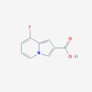 8-Fluoroindolizine-2-carboxylic acid - 