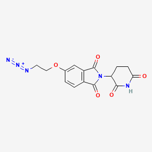 5-(2-azidoethoxy)-2-(2,6-dioxopiperidin-3-yl)-2,3-dihydro-1H-isoindole-1,3-dione - 
