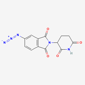 5-azido-2-(2,6-dioxopiperidin-3-yl)-2,3-dihydro-1H-isoindole-1,3-dione - 