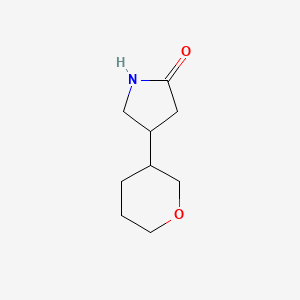 4-(Tetrahydro-2H-pyran-3-yl)-2-pyrrolidinone - 1430091-72-7