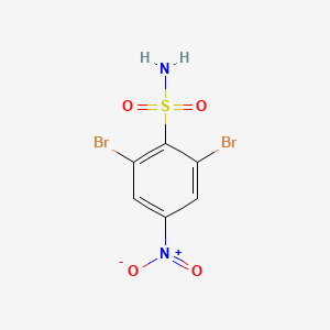 2,6-Dibromo-4-nitrobenzenesulfonamide - 1099660-65-7
