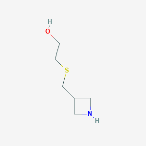 2-((Azetidin-3-ylmethyl)thio)ethan-1-ol - 