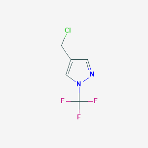 4-(Chloromethyl)-1-(trifluoromethyl)-1h-pyrazole - 