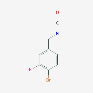 1-Bromo-2-fluoro-4-(isocyanatomethyl)benzene - 