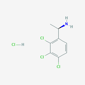(1R)-1-(2,3,4-trichlorophenyl)ethan-1-amine hydrochloride - 