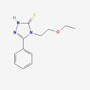 4-(2-Ethoxyethyl)-5-phenyl-4h-1,2,4-triazole-3-thiol - 