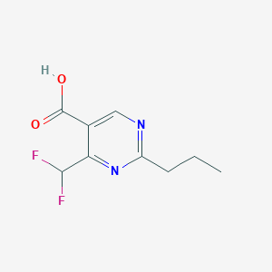 4-(Difluoromethyl)-2-propylpyrimidine-5-carboxylic acid - 