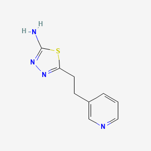 2-Amino-5-[2-(3-pyridyl)ethyl]-1,3,4-thiadiazole - 