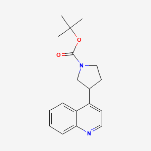 4-(1-Boc-3-pyrrolidinyl)quinoline - 