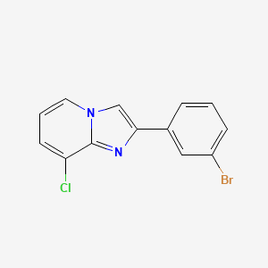 2-(3-Bromophenyl)-8-chloroimidazo[1,2-a]pyridine - 