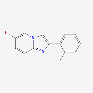 6-Fluoro-2-(o-tolyl)imidazo[1,2-a]pyridine - 