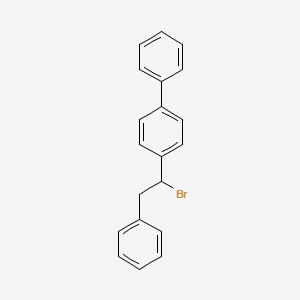 4-(1-Bromo-2-phenylethyl)-1,1'-biphenyl - 56181-61-4