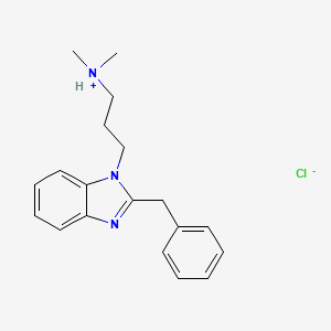 2-Benzyl-1-(3-dimethylaminopropyl)benzimidazole hydrochloride - 19809-20-2