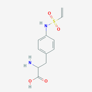 2-Amino-3-(4-ethenesulfonylamino-phenyl)-propionic acid - 