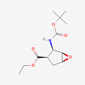 all-cis-2-tert-Butoxycarbonylamino-6-oxa-bicyclo[3.1.0]hexane-3-carboxylic acid ethyl ester - 