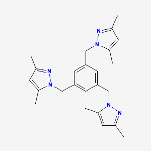 1,3,5-Tris((3,5-dimethyl-1H-pyrazol-1-yl)methyl)benzene - 