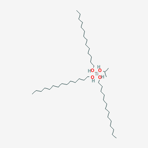 (Propan-2-olato)tris(tetradecan-1-olato)titanium - 68443-59-4