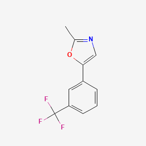 2-Methyl-5-[3-(trifluoromethyl)phenyl]oxazole - 