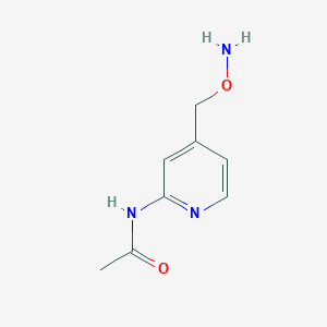 N-[4-(aminooxymethyl)pyridin-2-yl]acetamide - 