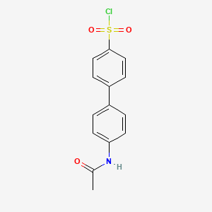 4'-(Acetylamino)-1,1'-biphenyl-4-sulfonyl chloride - 20443-73-6