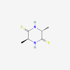 (3R,6S)-3,6-Dimethylpiperazine-2,5-dithione - 