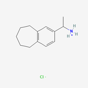 1-(6,7,8,9-Tetrahydro-5H-benzocyclohepten-2-yl)ethylamine hydrochloride - 42882-78-0
