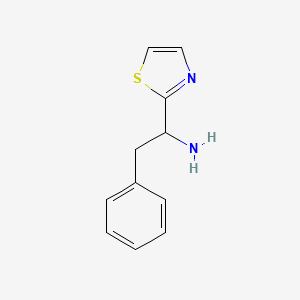 2-Phenyl-1-(1,3-thiazol-2-yl)ethanamine - 