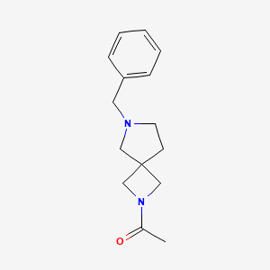 1-[6-(Phenylmethyl)-2,6-diazaspiro[3.4]oct-2-YL]-ethanone - 