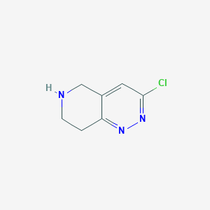 3-Chloro-5,6,7,8-tetrahydropyrido[4,3-C]pyridazine - 45882-63-1