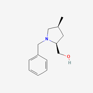 [(2S,4S)-1-benzyl-4-methyl-pyrrolidin-2-yl]methanol - 
