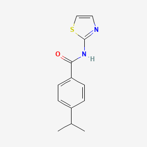 4-(Propan-2-yl)-N-(1,3-thiazol-2-yl)benzamide - 540797-12-4