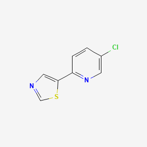 5-Chloro-2-(thiazol-5-yl)pyridine - 