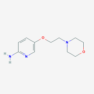 5-(2-Morpholinoethoxy)pyridin-2-amine - 