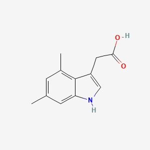 2-(4,6-dimethyl-1H-indol-3-yl)acetic acid - 88611-91-0