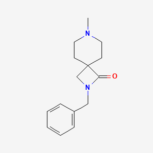 7-Methyl-2-(phenylmethyl)-2,7-diazaspiro[3.5]nonan-1-one - 