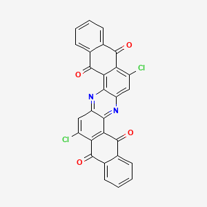 5,9,14,18-Anthrazinetetrone, 8,17-dichloro- - 63589-06-0