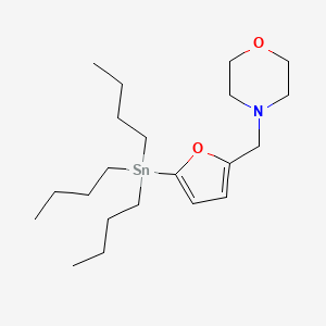 4-{[5-(Tributylstannyl)furan-2-yl]methyl}morpholine - 294851-91-5