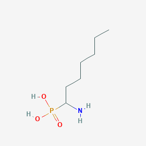 (1-Aminoheptyl)phosphonic acid - 35045-86-4