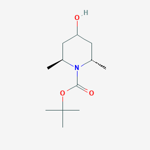 tert-butyl (2S,6S)-4-hydroxy-2,6-dimethyl-piperidine-1-carboxylate - 