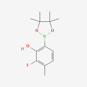 3-Fluoro-2-hydroxy-4-methylphenylboronic acid pinacol ester - 