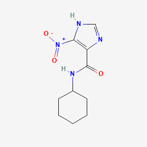 n-Cyclohexyl-5-nitro-1h-imidazole-4-carboxamide - 54828-10-3